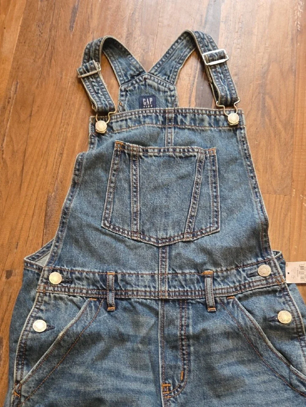 Gap NWT. Classic Blue Denim Overalls